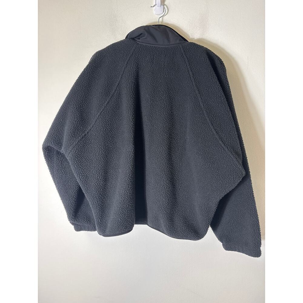 Free People Movement Black Long Sleeve Cropped Fleece Sz M - Picture 3 of 3